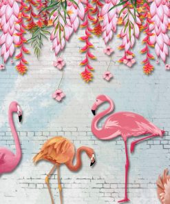 3D TROPICAL POSTERLER 2122 FLAMİNGO