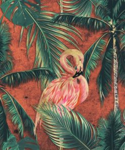 3D TROPICAL POSTERLER 2131 FLAMINGO